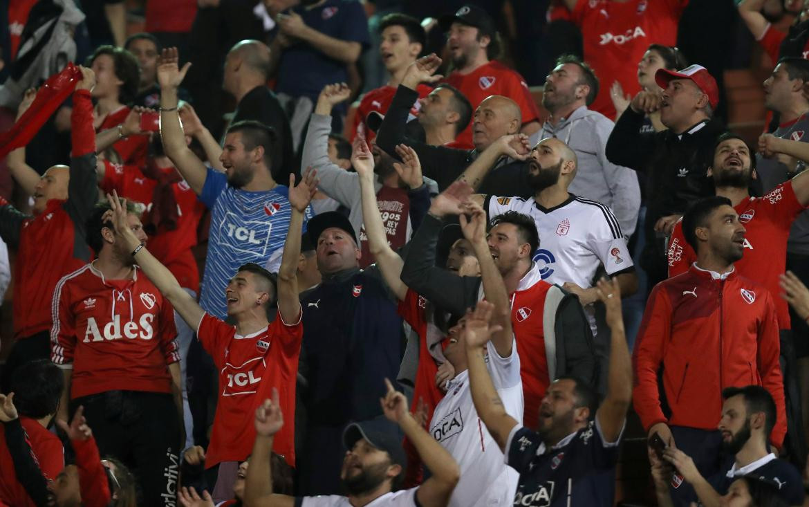 Hinchas de Independiente en Brasil (Reuters)