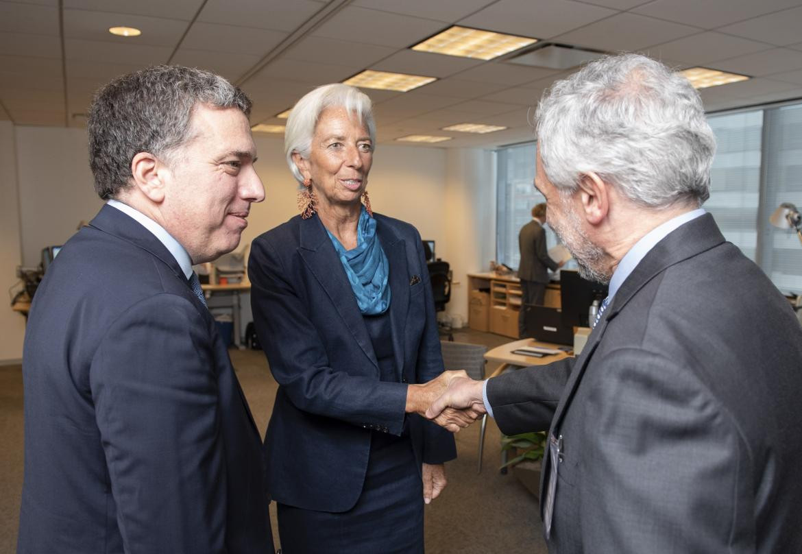 Dujovne - Lagarde FMI Foto NA