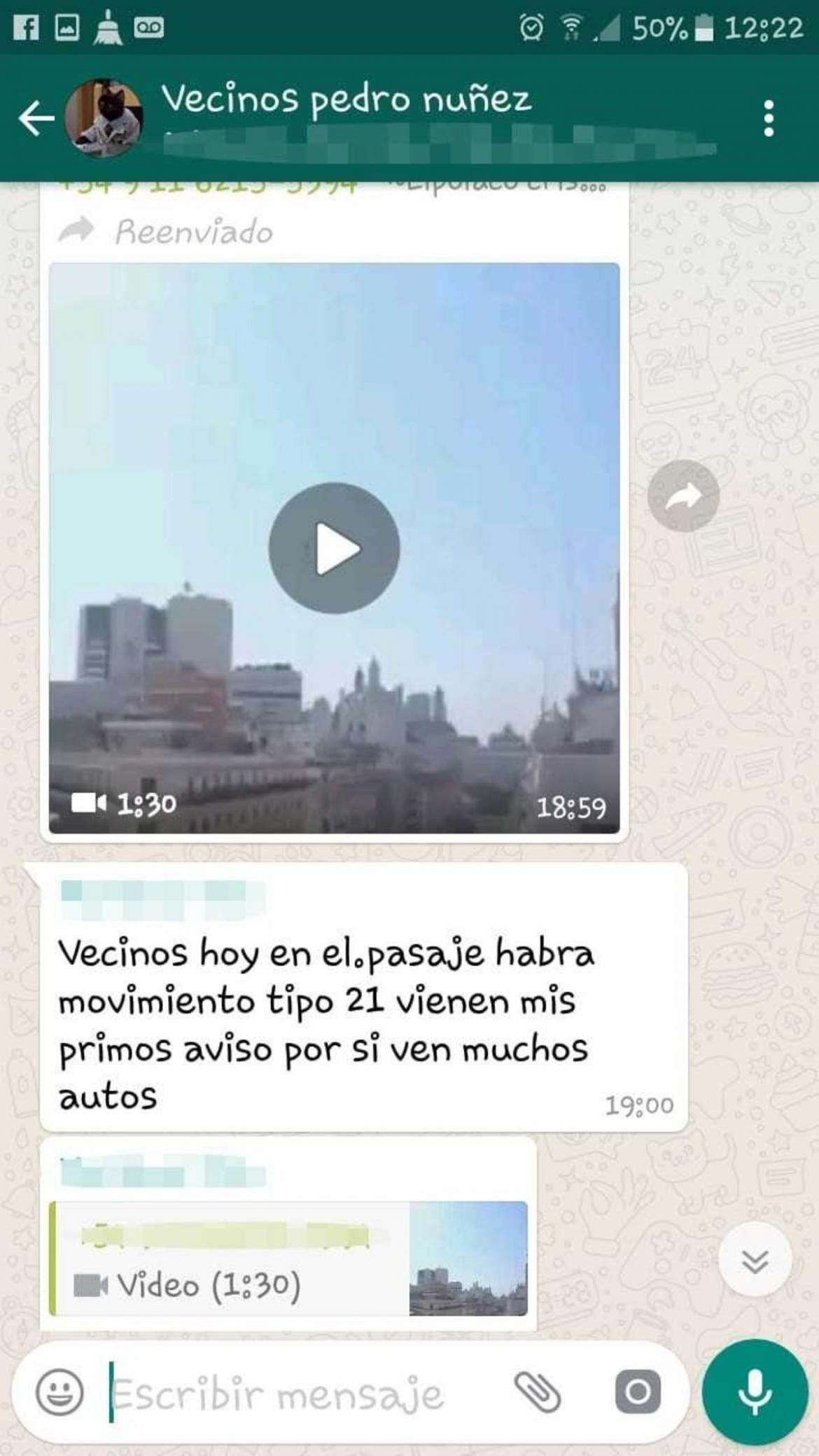 Alerta en Whatsapp en Lanús por inseguridad