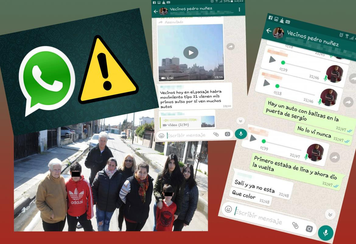 Alerta por Whatsapp ante la inseguridad en Lanús