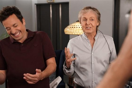 Paul McCartney y Jimmy Fallon
