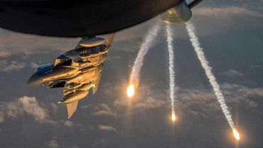 Dos cazas de Estados Unidos lanzaron feroz ataque con bombas de fósforo en Siria