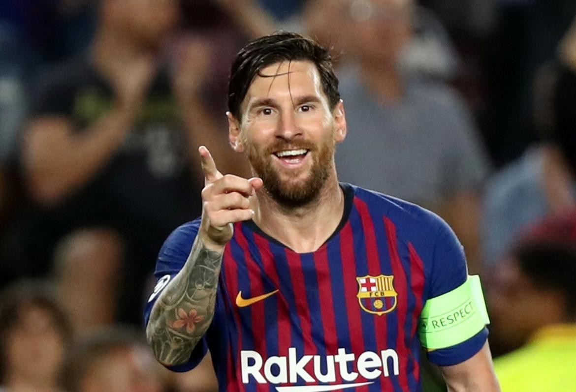 Lionel Messi, Barcelona vs. PSV, Champions League, Reuters