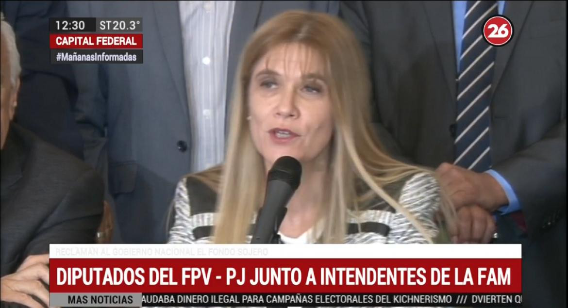 Diputados opositores por fondo sojero, Verónica Magario, Agustín Rossi, Fernando Espinoza, La Matanza	