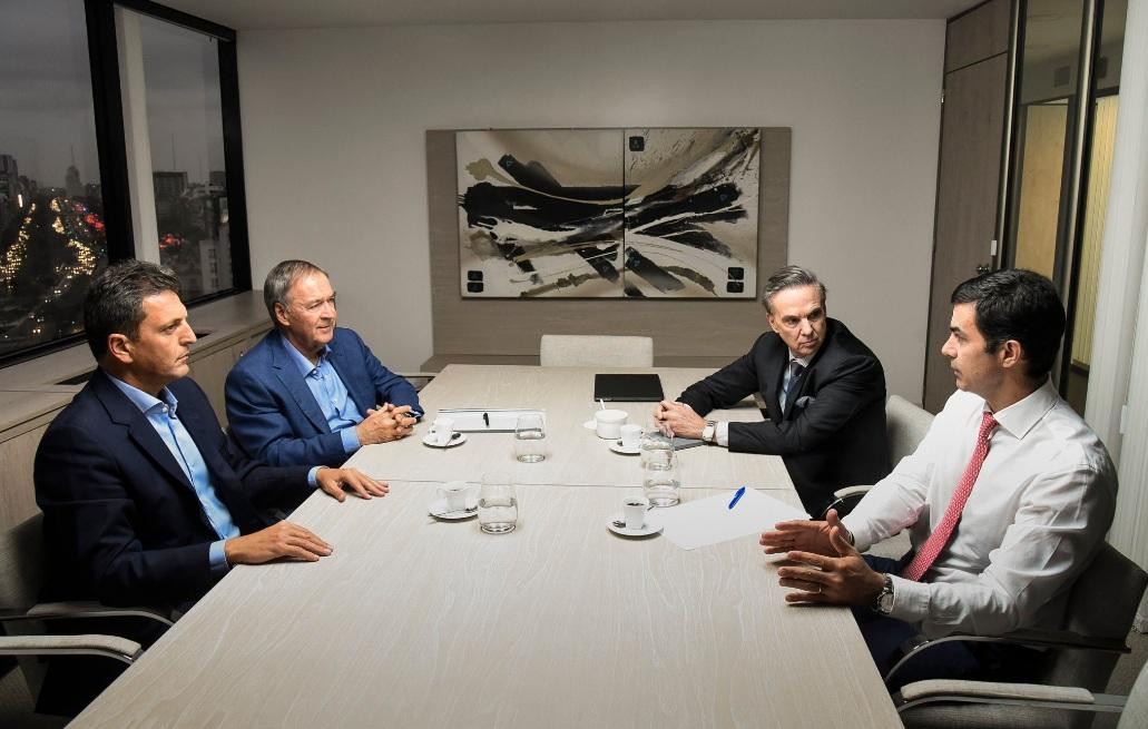 Sergio Massa, Juan Schiaretti, Juan Manuel Urtubey y Miguel Ángel Pichetto (Prensa)