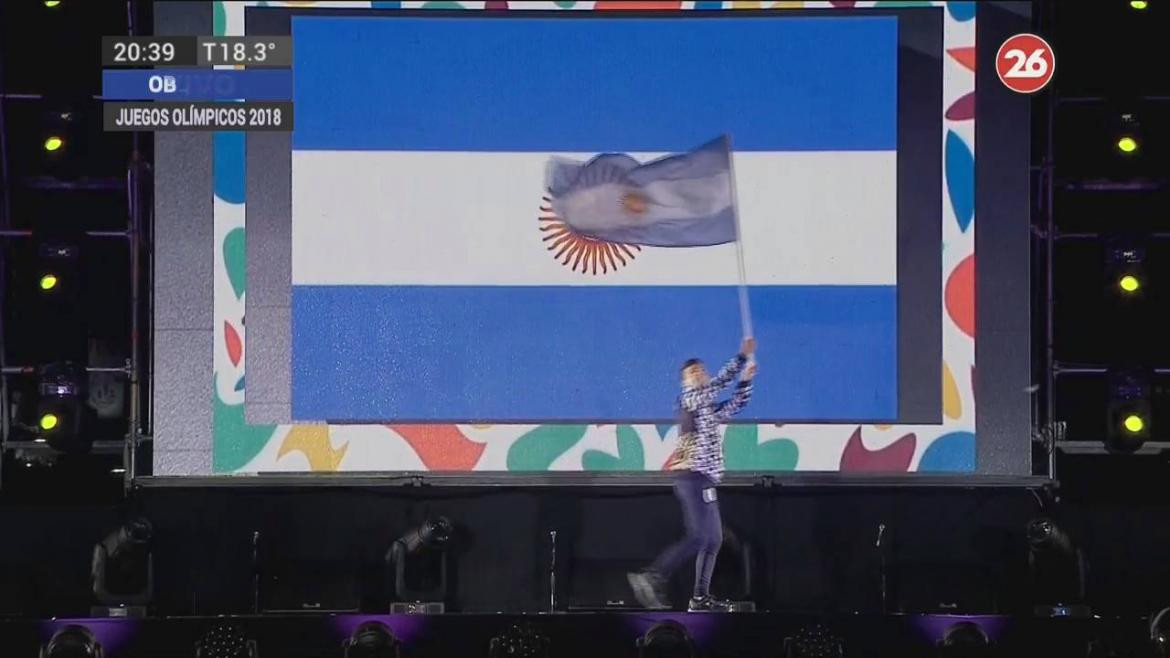 Dante Cittadini, abanderado argentino en Juegos Olímpicos de la Juventud (Canal 26)