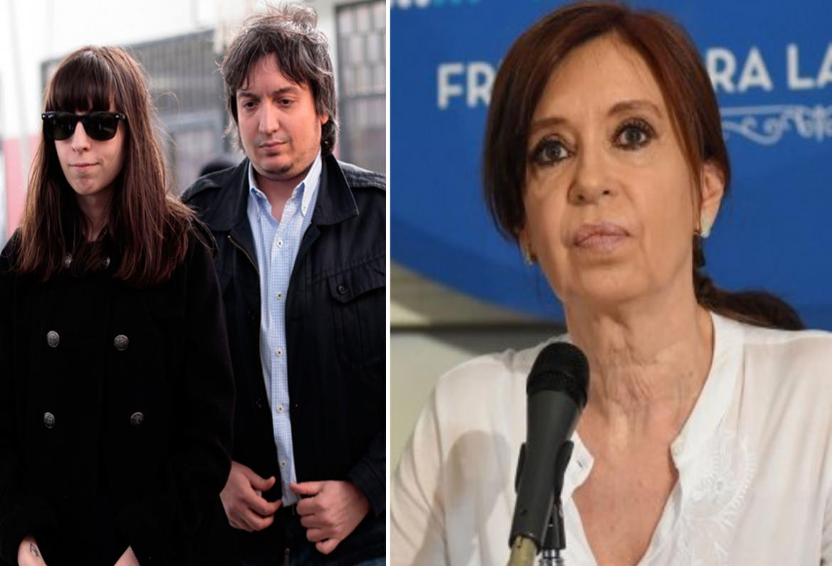 Cristina Kirchner, Máximo Kirchner, Florencia Kirchner