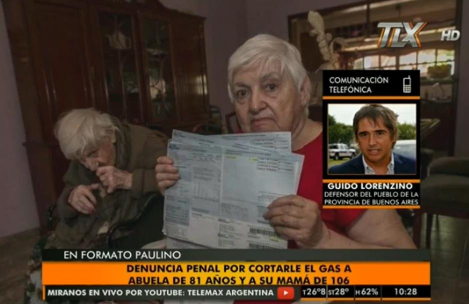 Guido Lorenzino sobre corte de gas a jubilados (Radio Latina)