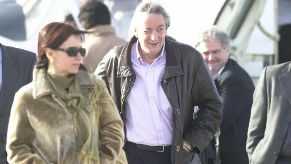Daniel Muñoz junto a Néstor y Cristina Kirchner