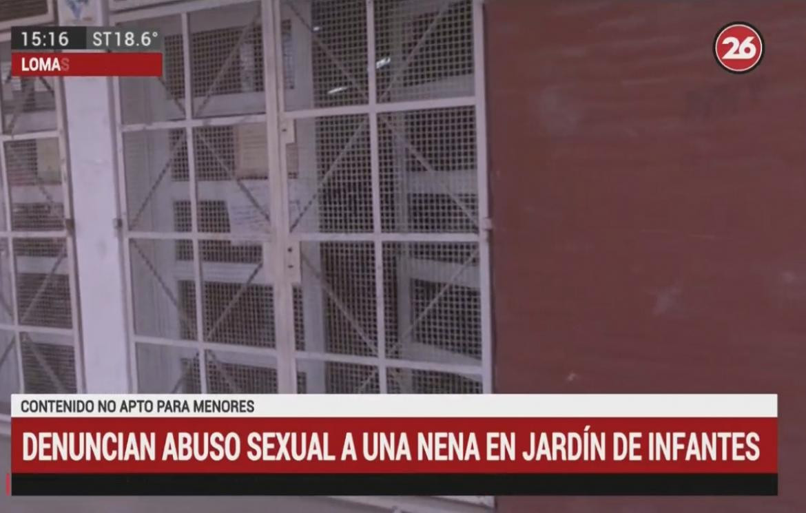Denuncian abuso sexual en jardín de infantes de Lomas de Zamora