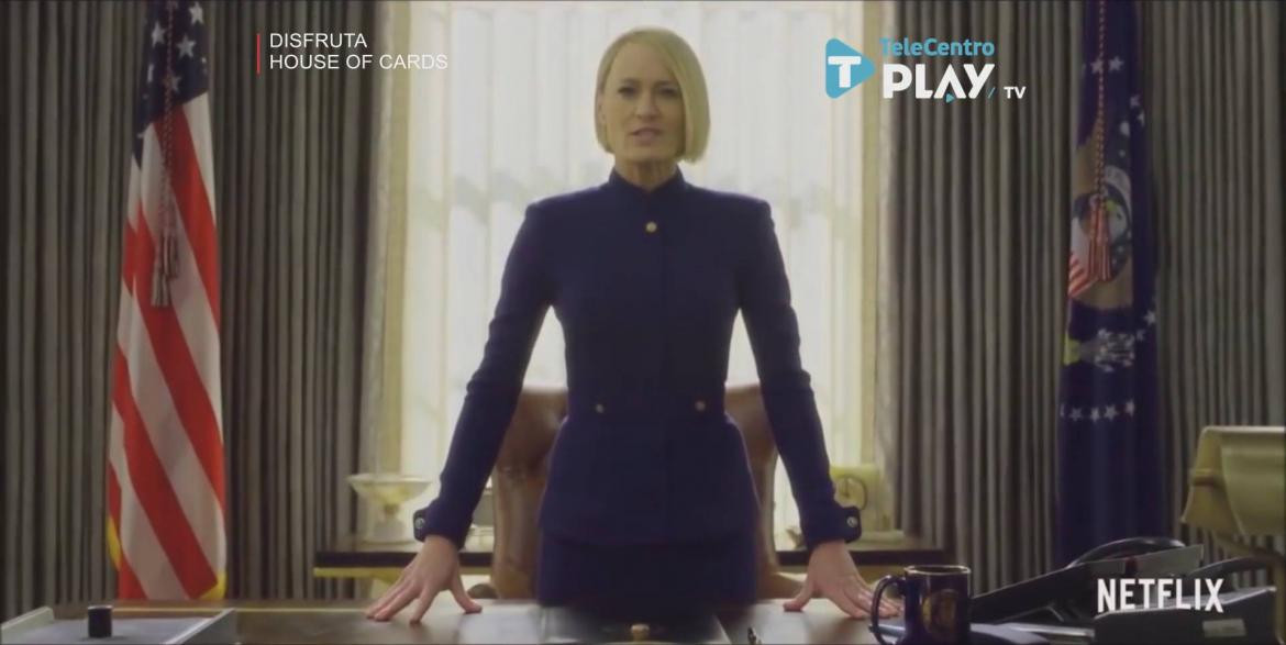 Netflix, House of Cards, TeleCentro Play TV