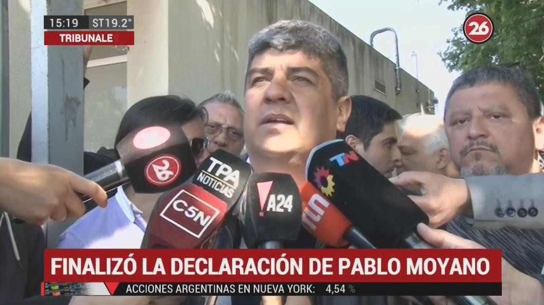 Pablo Moyano terminó de declarar, Justicia, política
