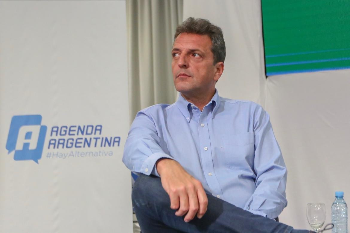 Sergio Massa junto a Gustavo Bordet en Entre Ríos, Prensa Frente Renovador
