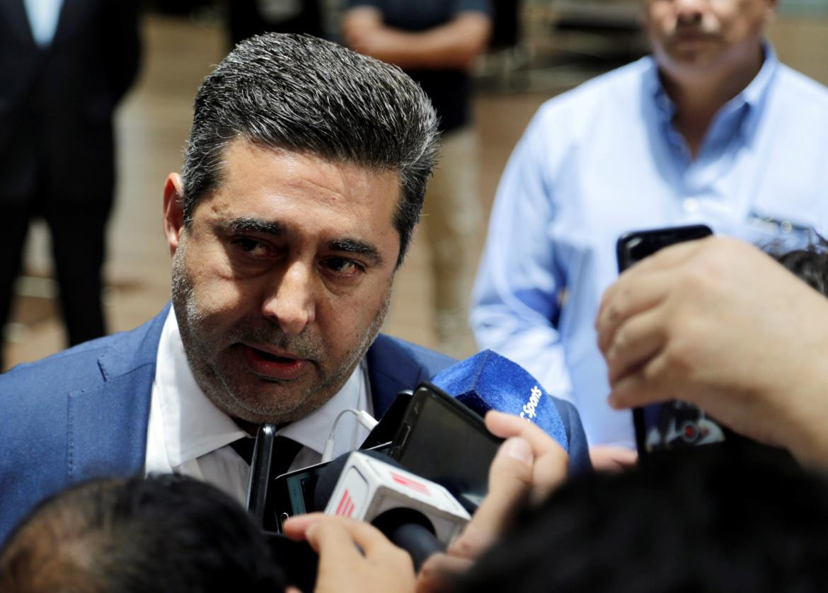 Daniel Angelici, reunión con Conmebol en Paraguay, Superfinal de Copa Libertadores, Reuters