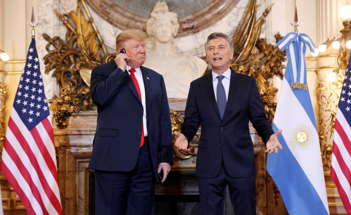 Mauricio Macri y Donald Trump en Casa Rosada (Reuters)