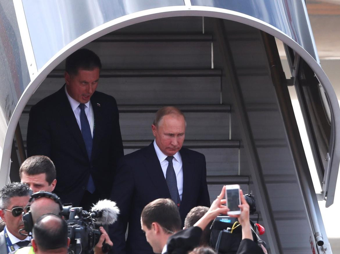 Llegada al país de Vladimir Putin para la Cumbre del G20 (Reuters)