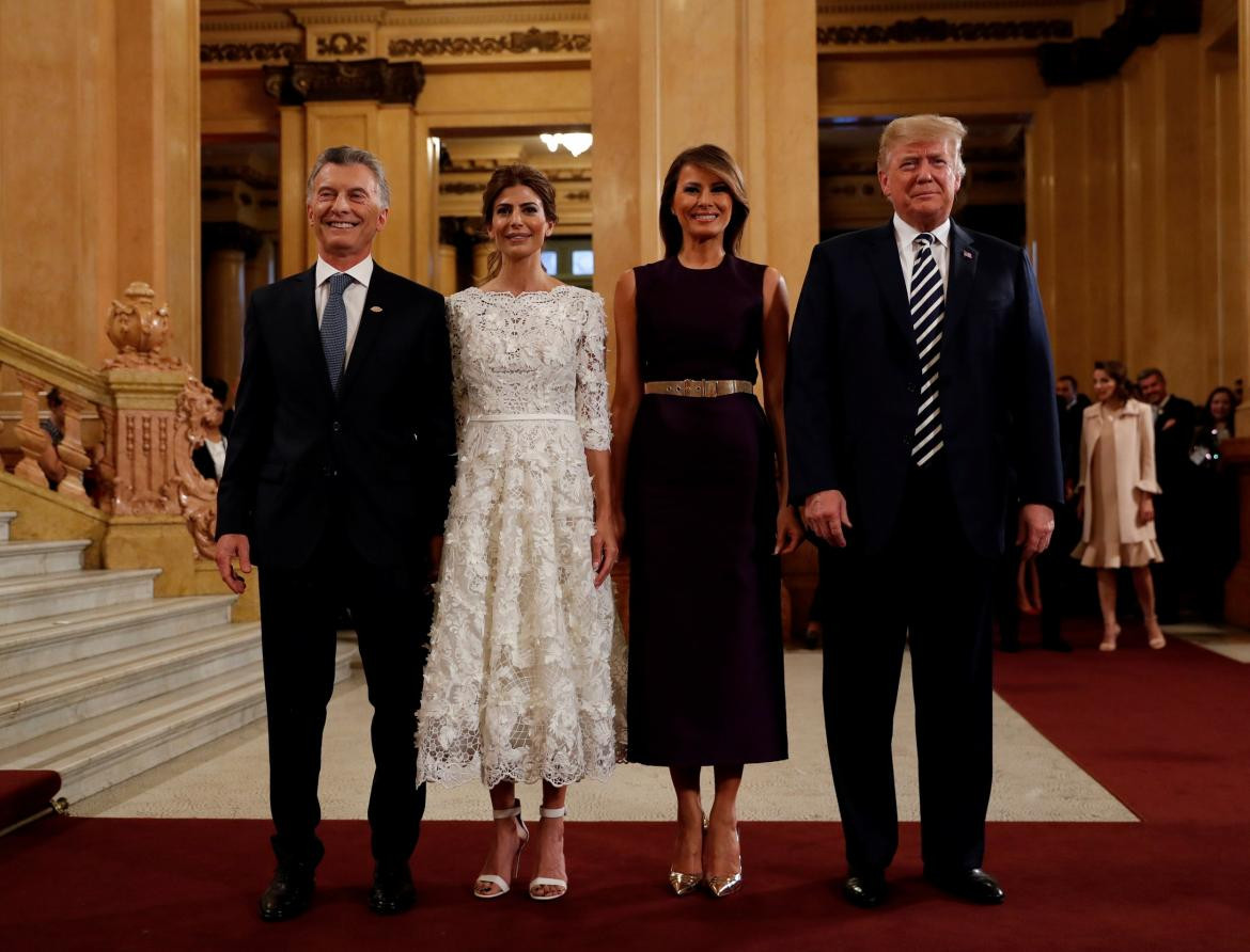 Gala Teatro Colón por Cumbre G20 - Macri, Trump, Melania, Juliana Awada (Foto Reuters)