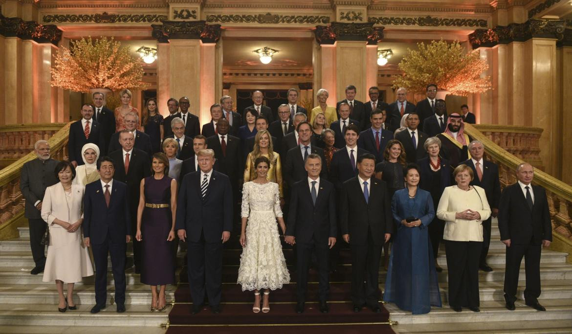 Gala Teatro Colón por Cumbre G20 - Macri, Juliana Awada, líderes mundiales (Foto Reuters)