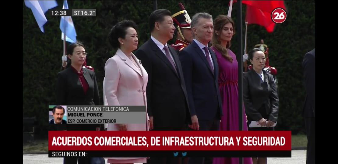 Telefónica Miguel Ponce - Reunión Macri y Xi Jinping