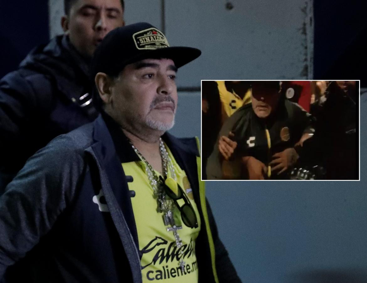 Diego Maradona enojado tras derrota de Los Dorados, Liga de ascenso de México, Reuters