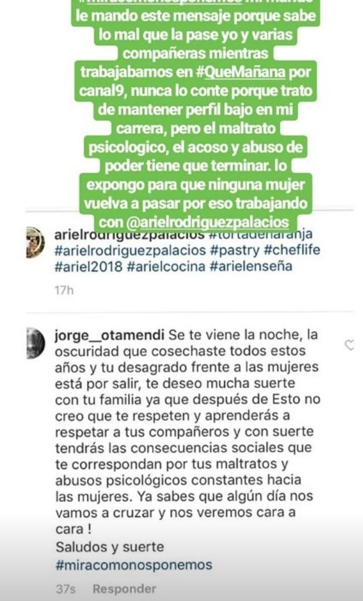 Denuncia de Geraldine Neumann contra Ariel Rodríguez Palacios