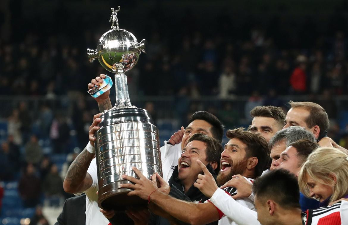 Festejo de River de la Copa Libertadores (Reuters)