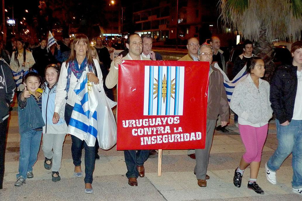 Marcha contra los homicidios en Uruguay