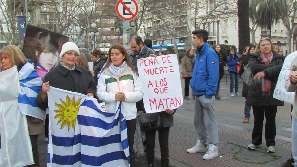 Marcha contra los homicidios en Uruguay