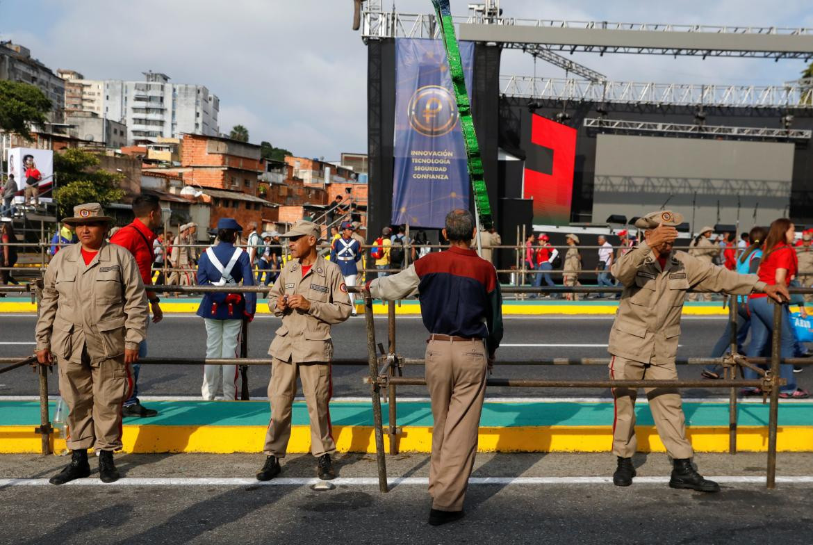 Asunción de Nicolas Maduro en Venezuela (Reuters)
