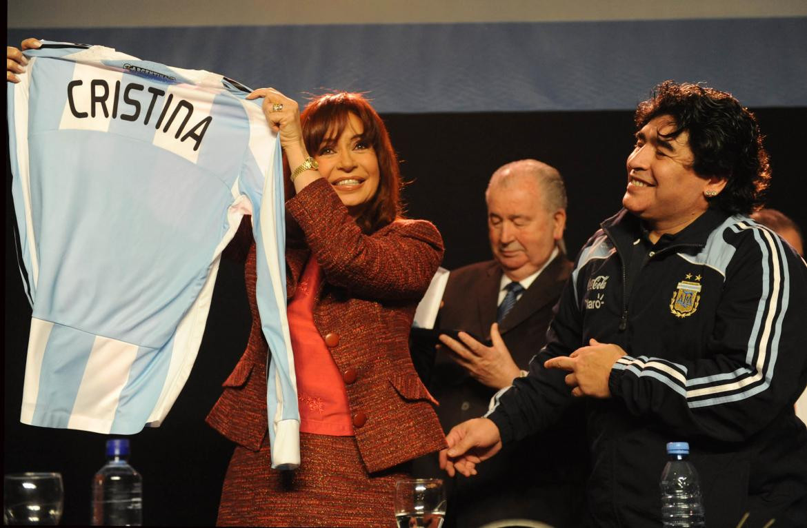 Cristina Kirchner, Diego Maradona
