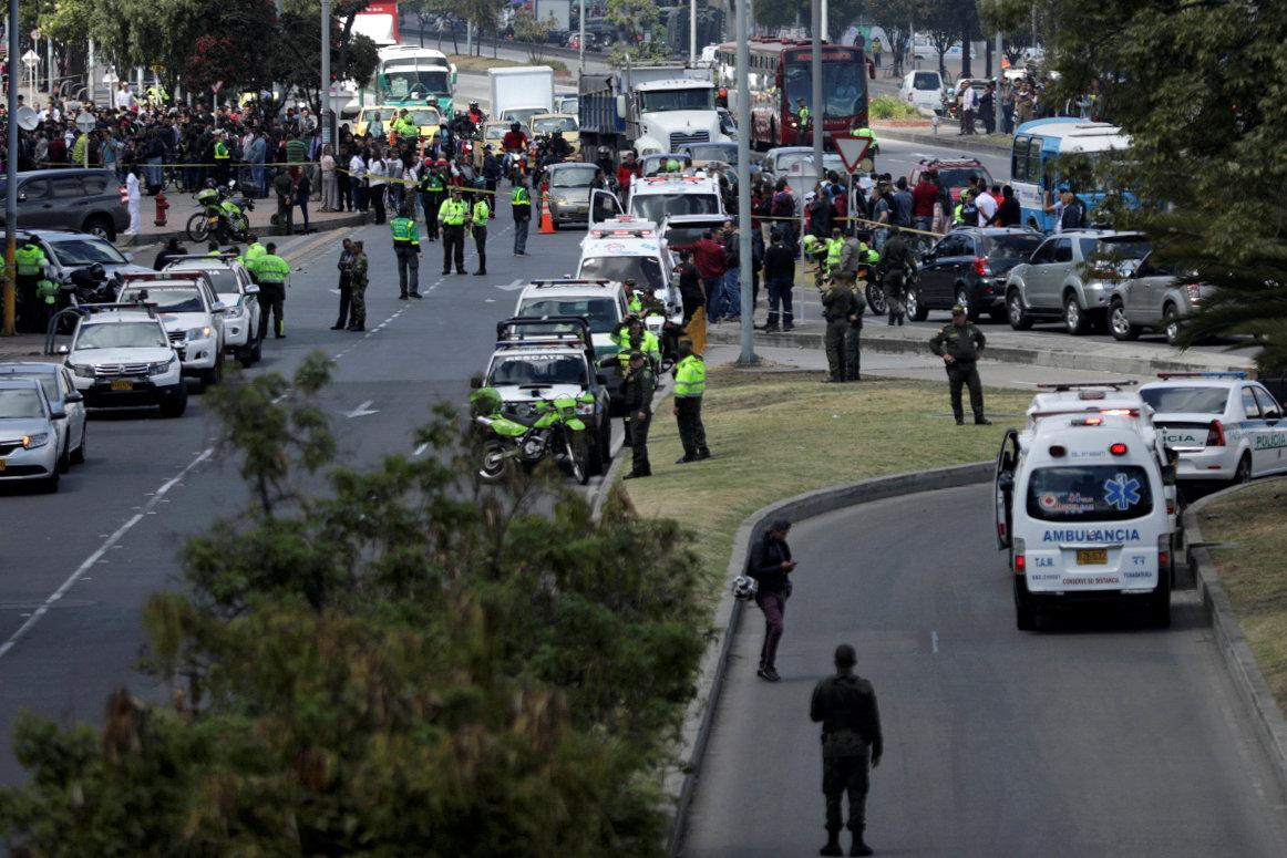 Atentado en Bogotá con coche bomba, Colombia, Reuters