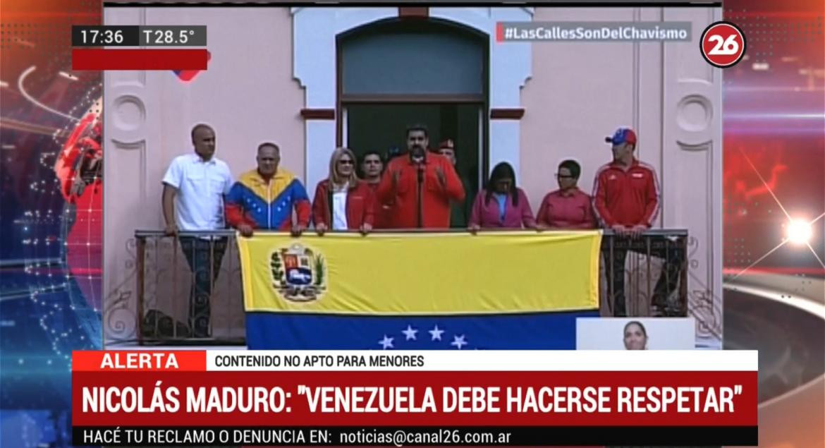 Nicolás Maduro, presidente de Venezuela, Canal 26