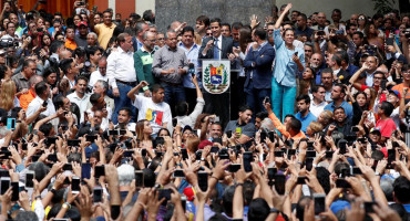 Juan Guaidó en su primer discurso: 