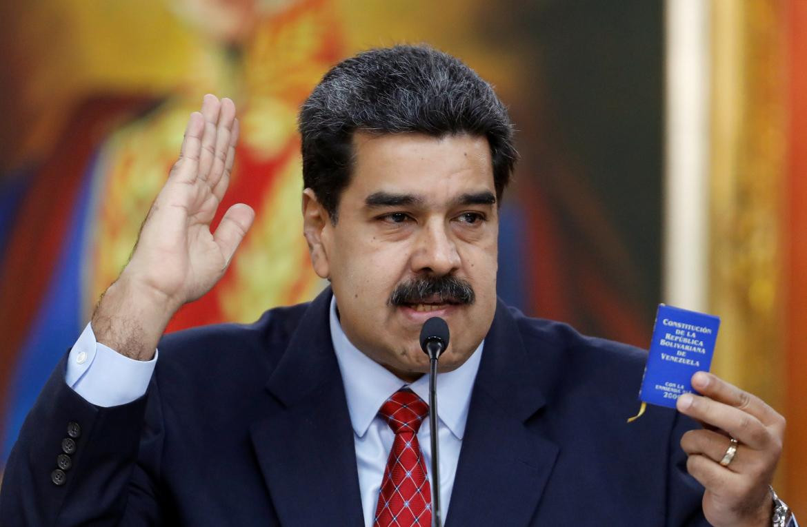 Conferencia de prensa de Nicolás Maduro en Caracas, Reuters