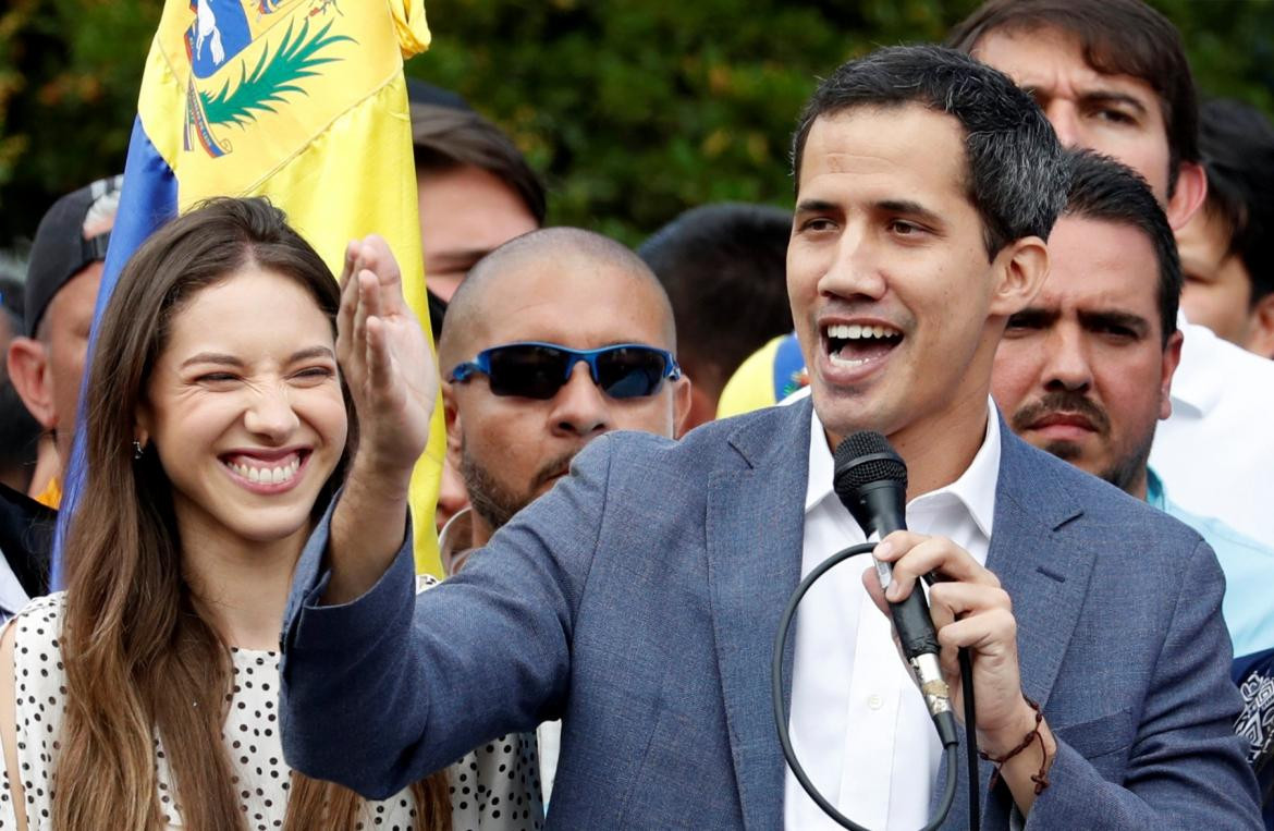 Juan Guaidó en Venezuela (Reuters)