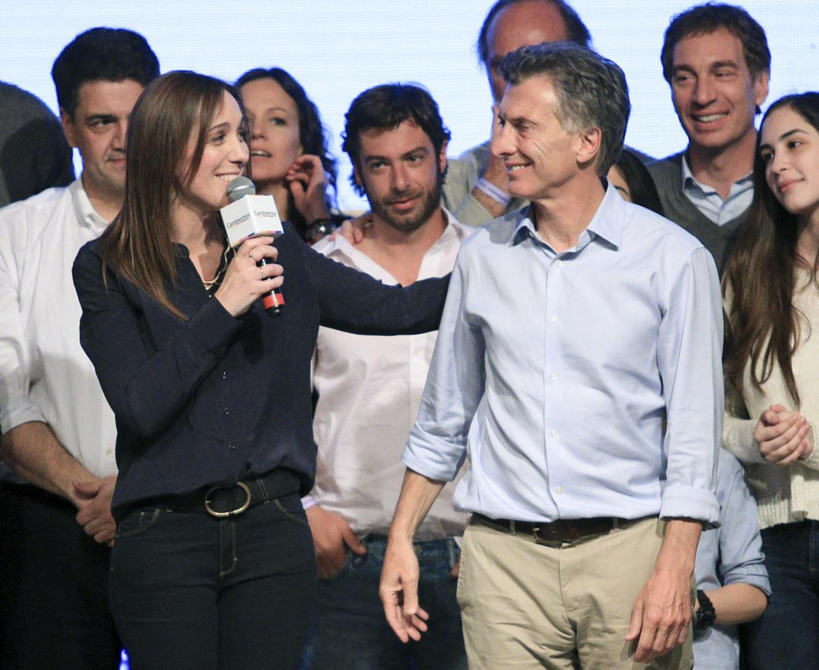 Mauricio Macri y María Eugenia Vidal, Cambiemos, política, NA