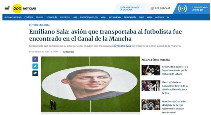 Medios internacionales - Emiliano Sala