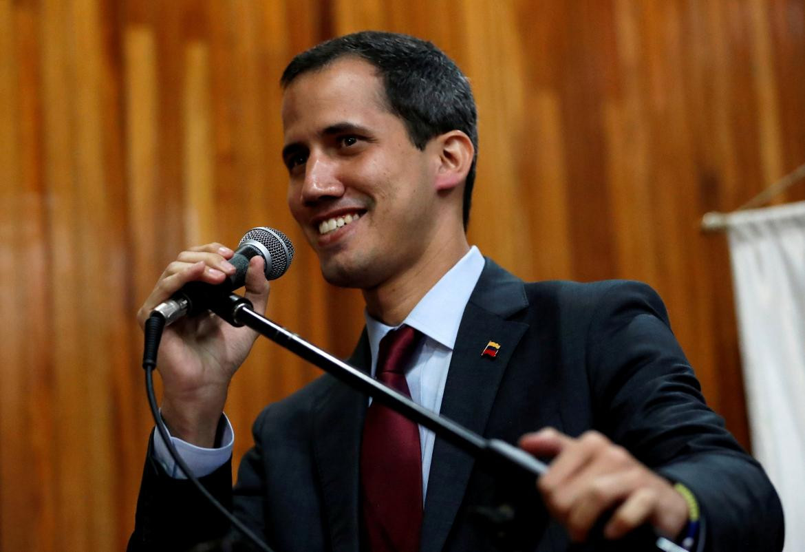 Juan Guaidó en Venezuela (Reuters)