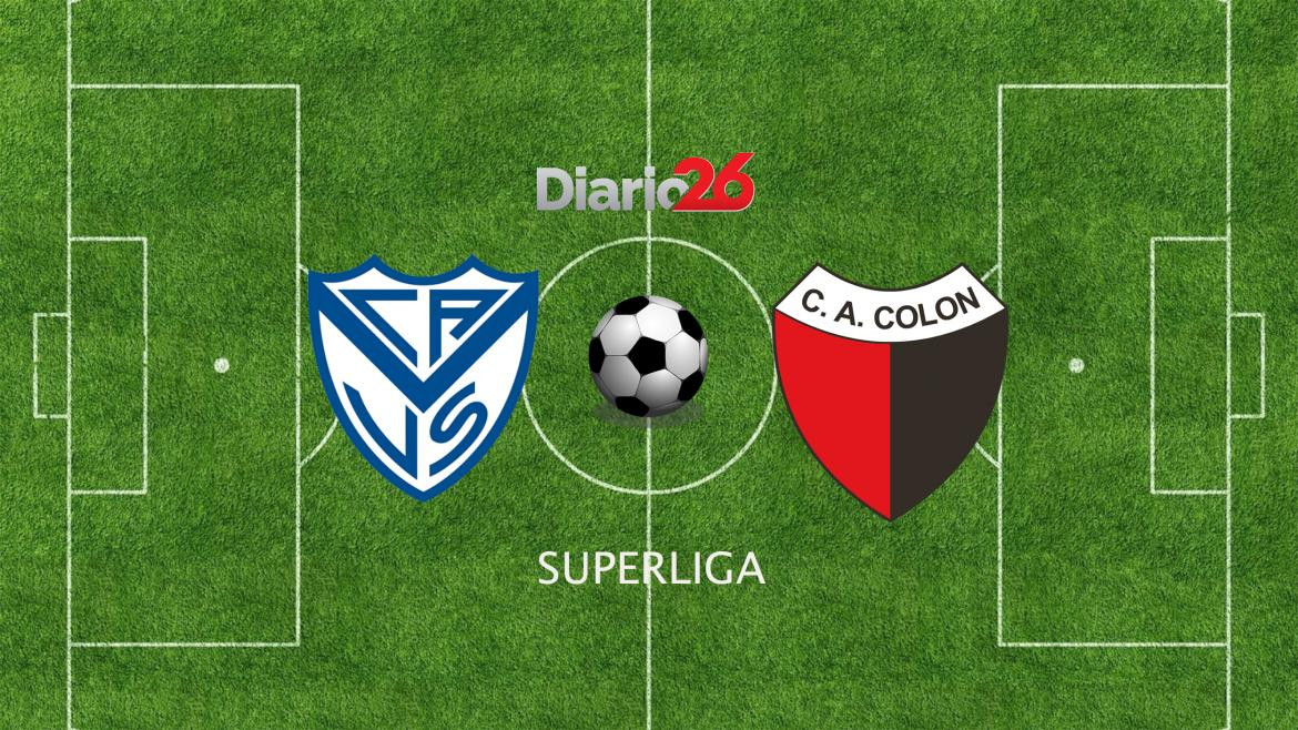 Superliga, Vélez, Colón, deportes, Diario 26
