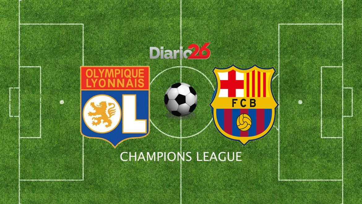 Champions League, Lyon vs. Barcelona