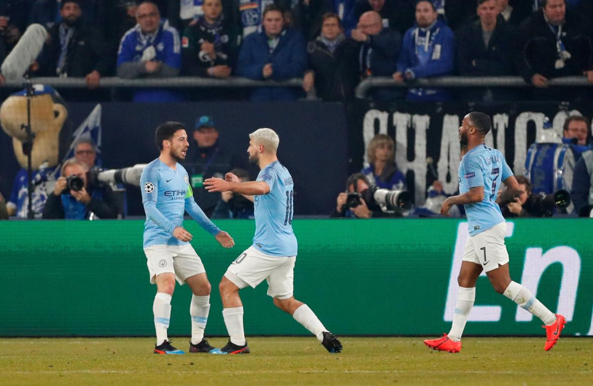 Champions League, Schalke 04 vs. Manchester City, fútbol, deportes, gol de Sergio Agüero, Reuters	