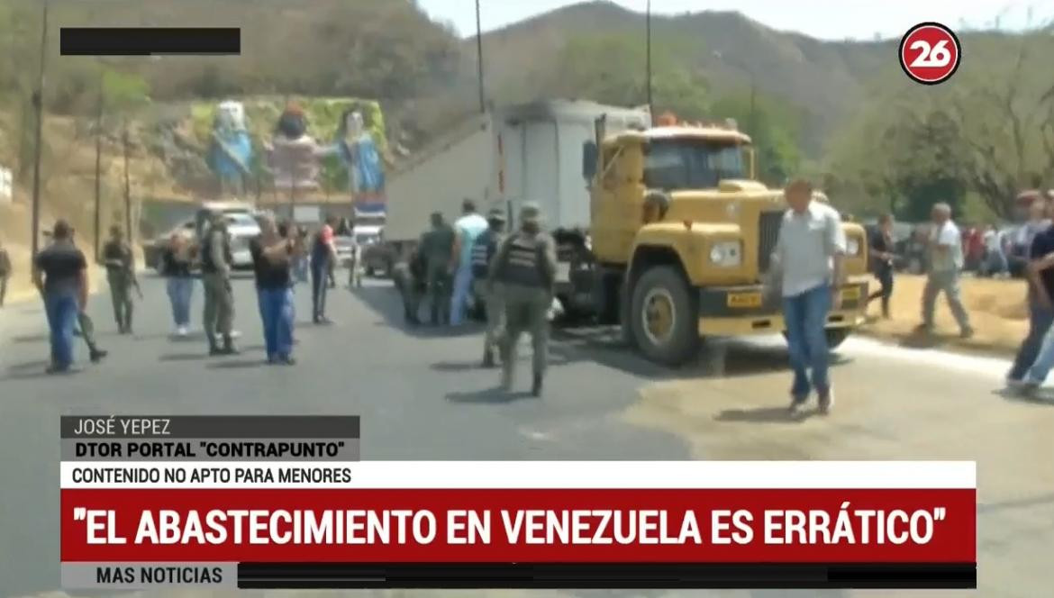 José Yepez, director del portal Contrapunto, sobre situación en Venezuela (Canal 26)