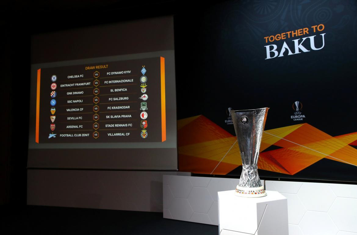 Sorteo de octavos de final de Europa League (Reuters)