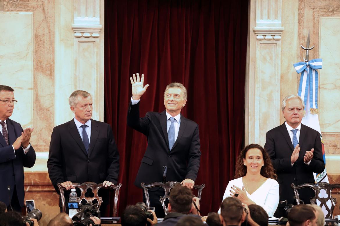 Mauricio Macri - Apertura de sesiones Congreso Agencia NA