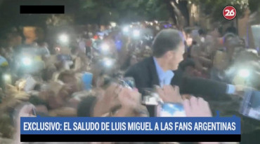 Fans deliraron con Luis Miguel y el cantante las sorprendió al detenerse a saludar 