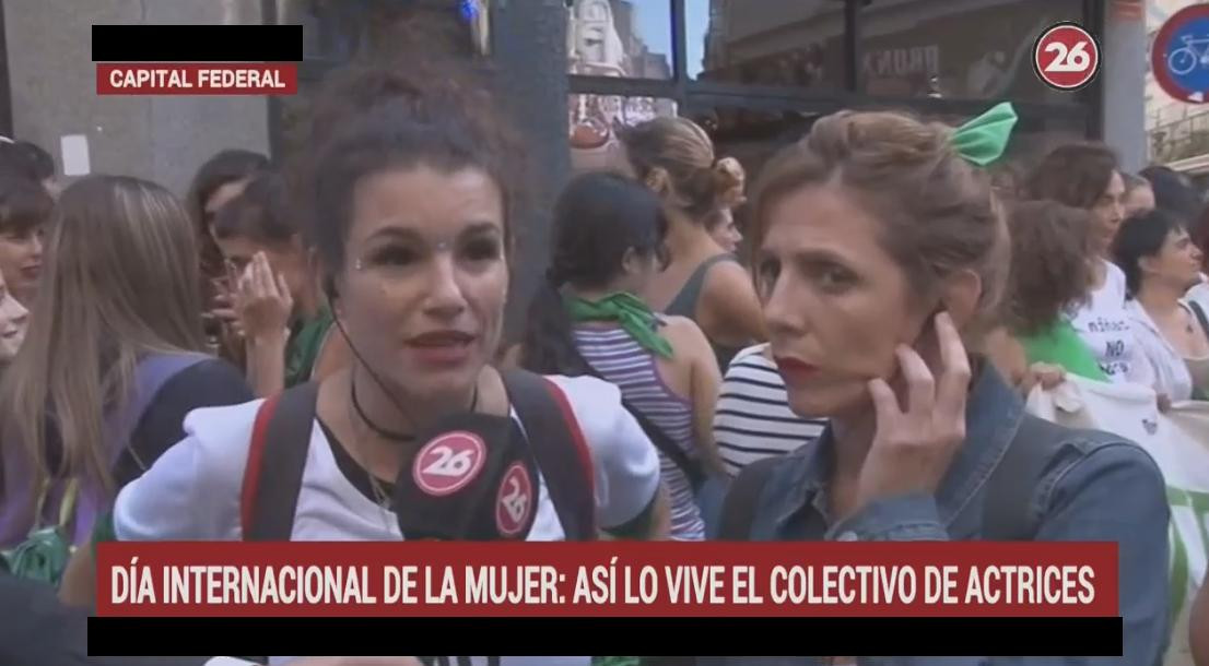 Día de la Mujer - Actrices Argentinas Móvil Canal 26
