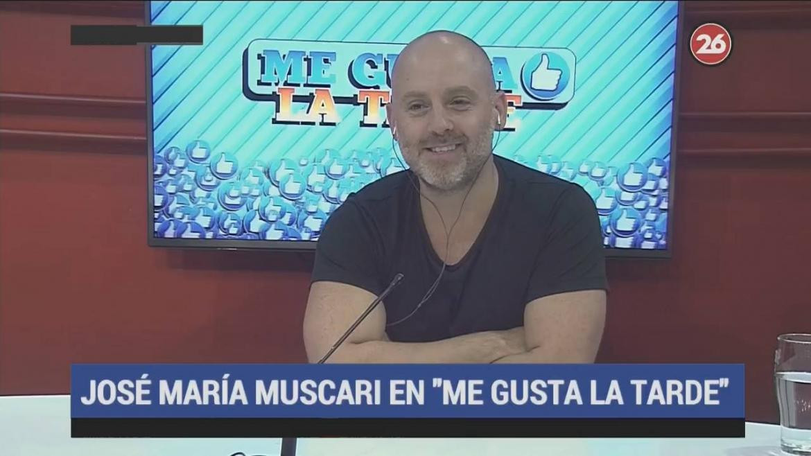 José María Muscari en Me Gusta la Tarde (Canal 26)