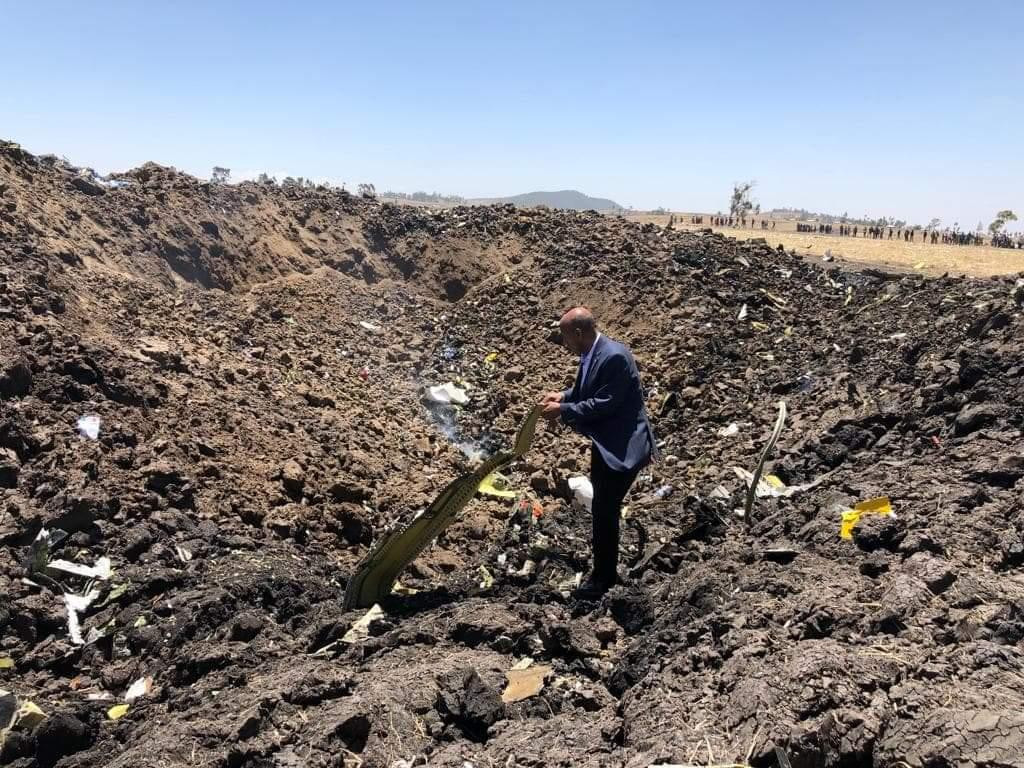 Etiopía - accidente avión