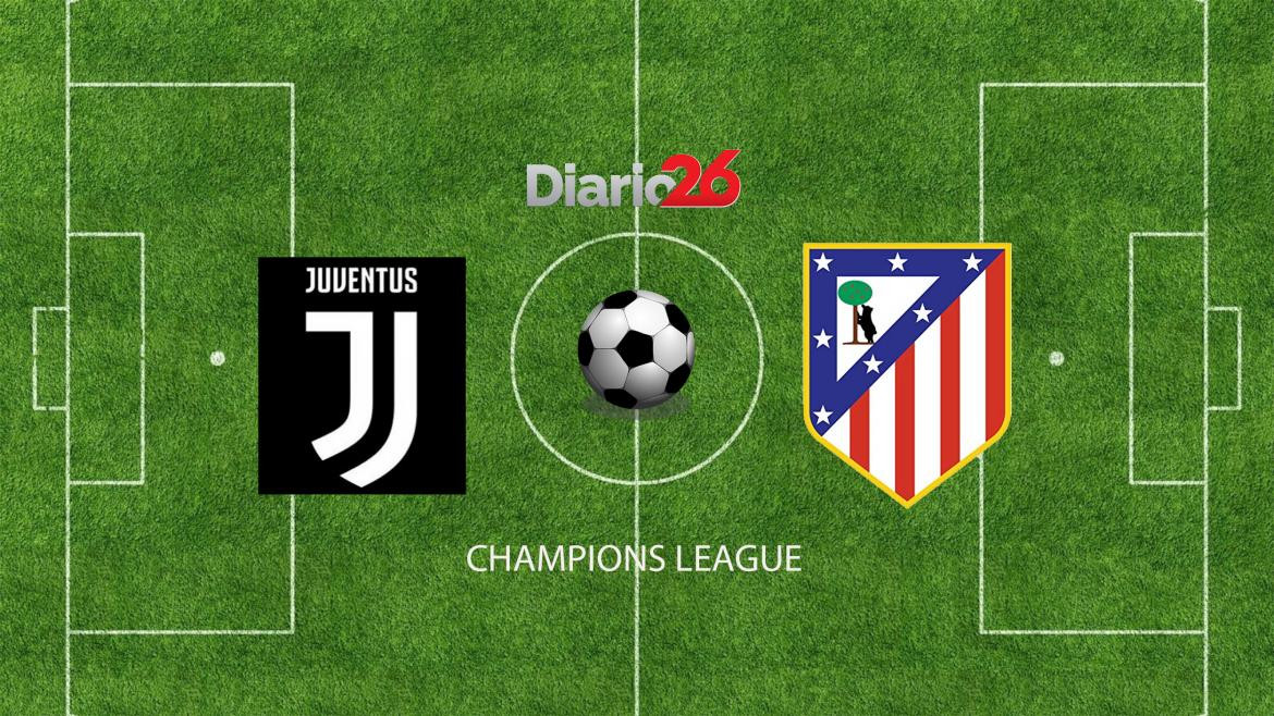 Champions League, Juventus vs. Atlético Madrid, fútbol, deportes, Diario26