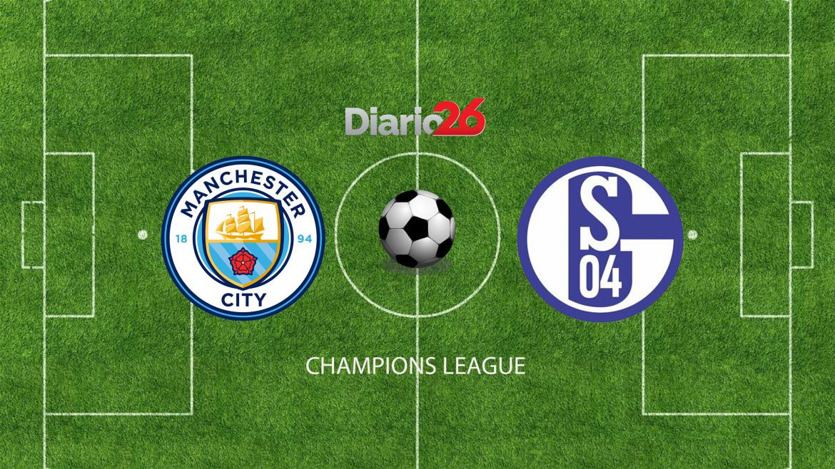 Champions League, Manchester City vs. Schalke 04, fútbol, deportes, Diario26